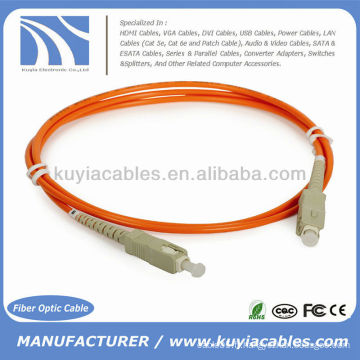 Cordon de raccordement multimode fibre optique SC-SC 62.5 / 125